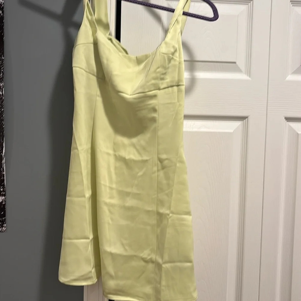 NWT Urban Outfitters Double Bow sage green dress